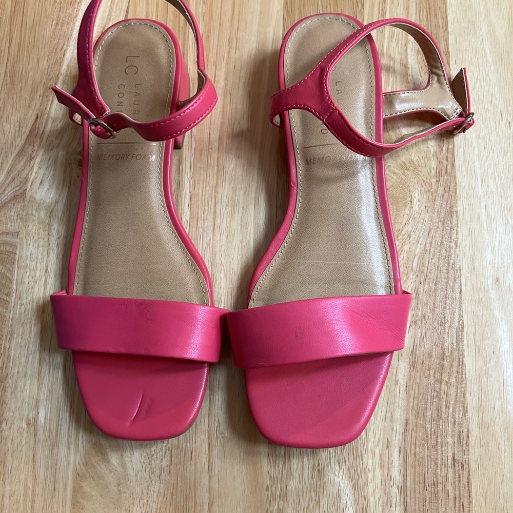 LC Lauren Conrad Pink Sandals